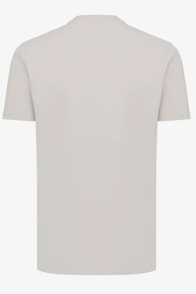 Ice cotton t-shirt print beige
