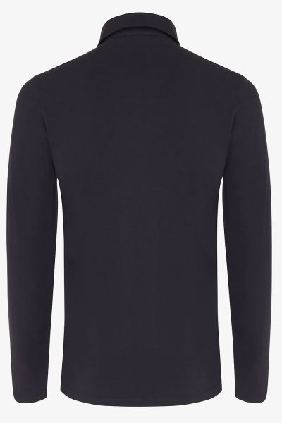 ICE COTTON POLO LS NAVY