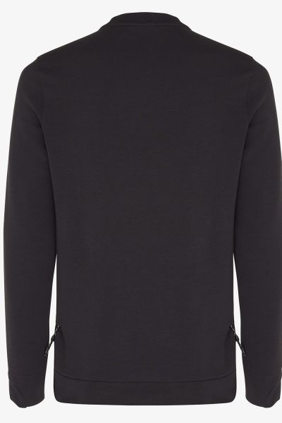 LOGO SWEATER ZWART