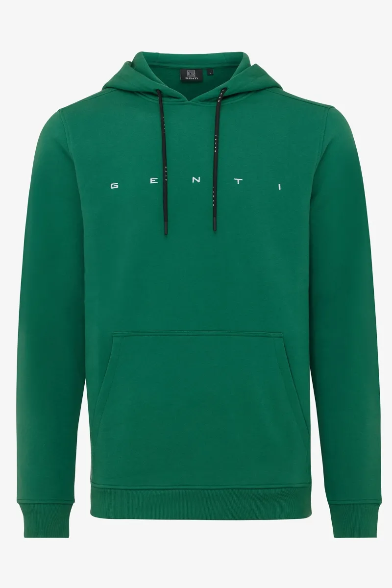 Logo hoodie groen