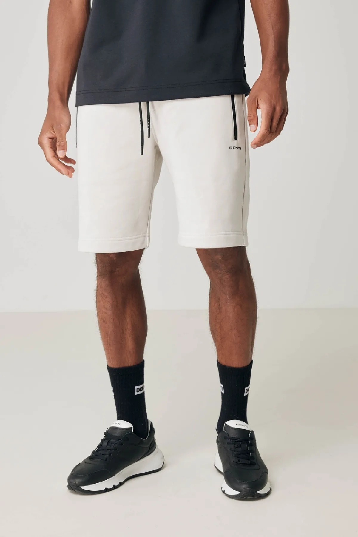 Sweat shorts beige