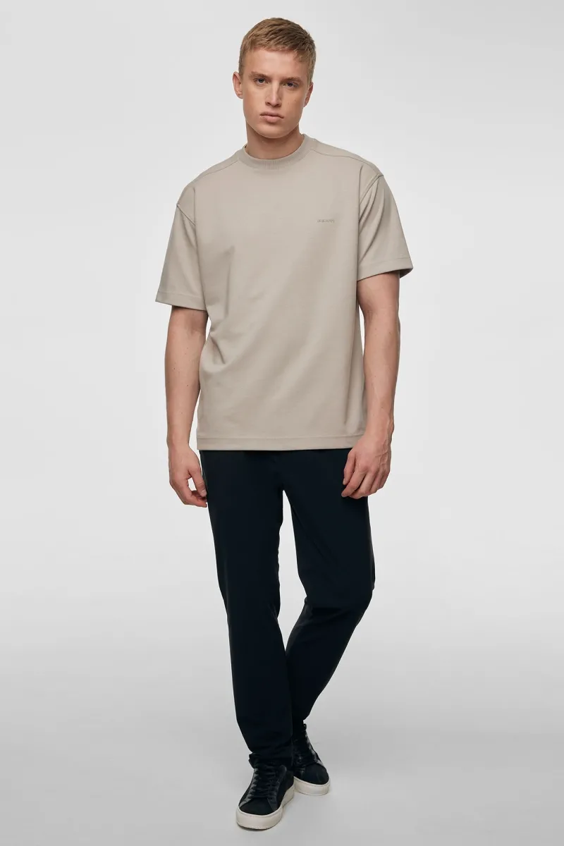 Relaxed fit t-shirt beige