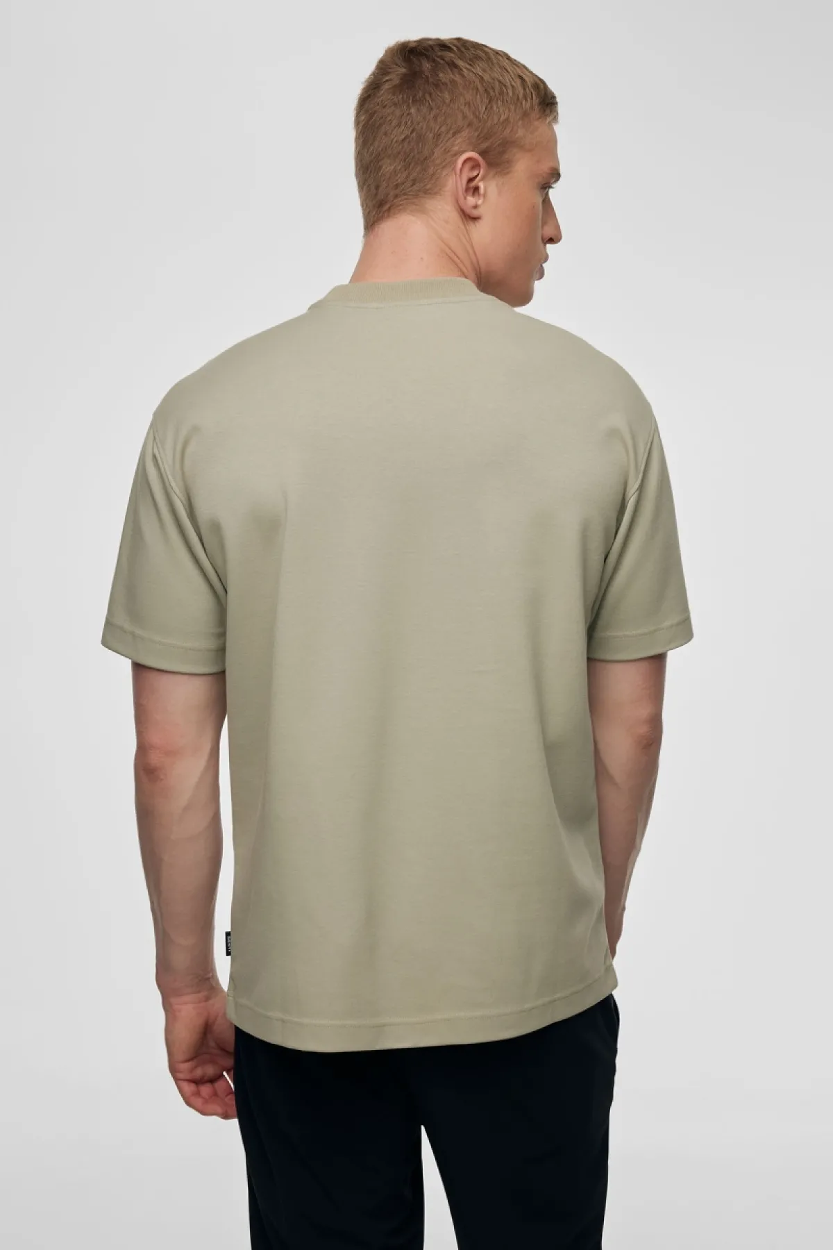 Relaxed fit t-shirt lichtgroen