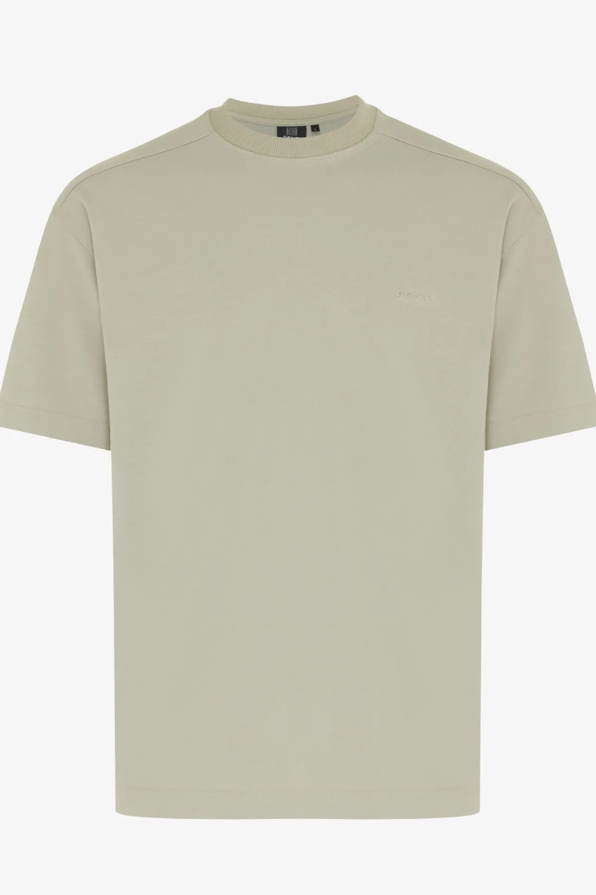 Relaxed fit t-shirt lichtgroen