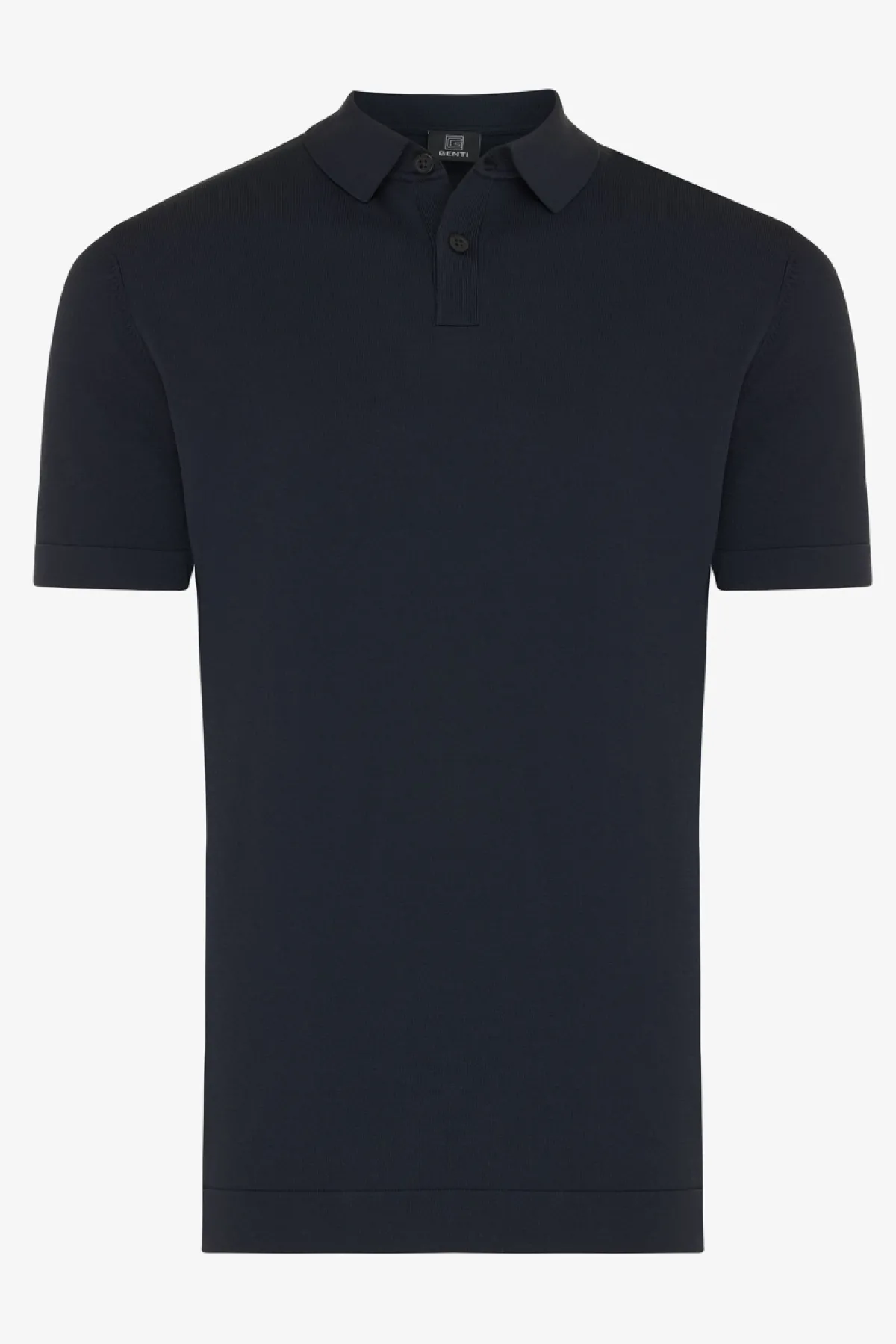 Donkerblauwe polo