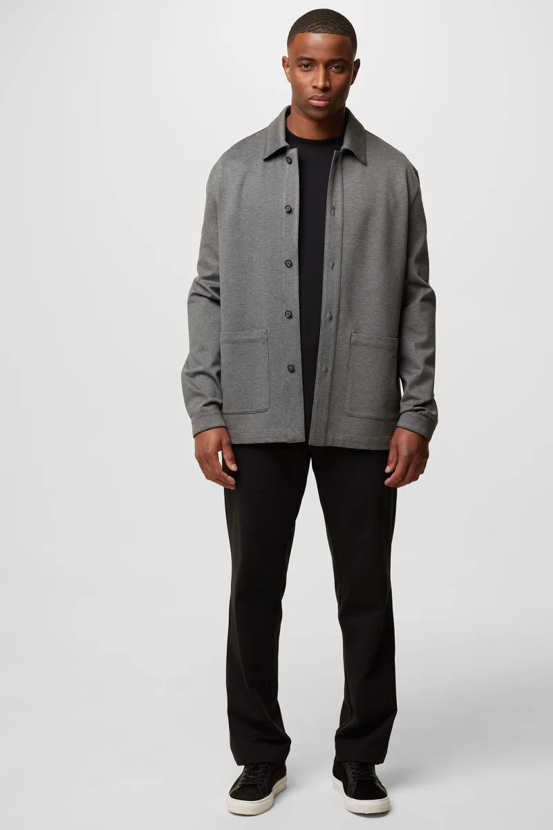 Mongram overshirt Thomas grijs