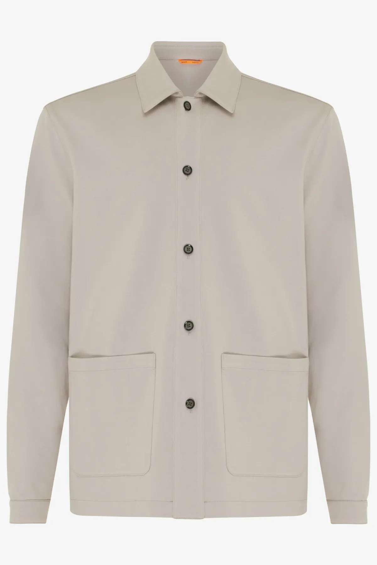 Monogram overshirt Thomas beige