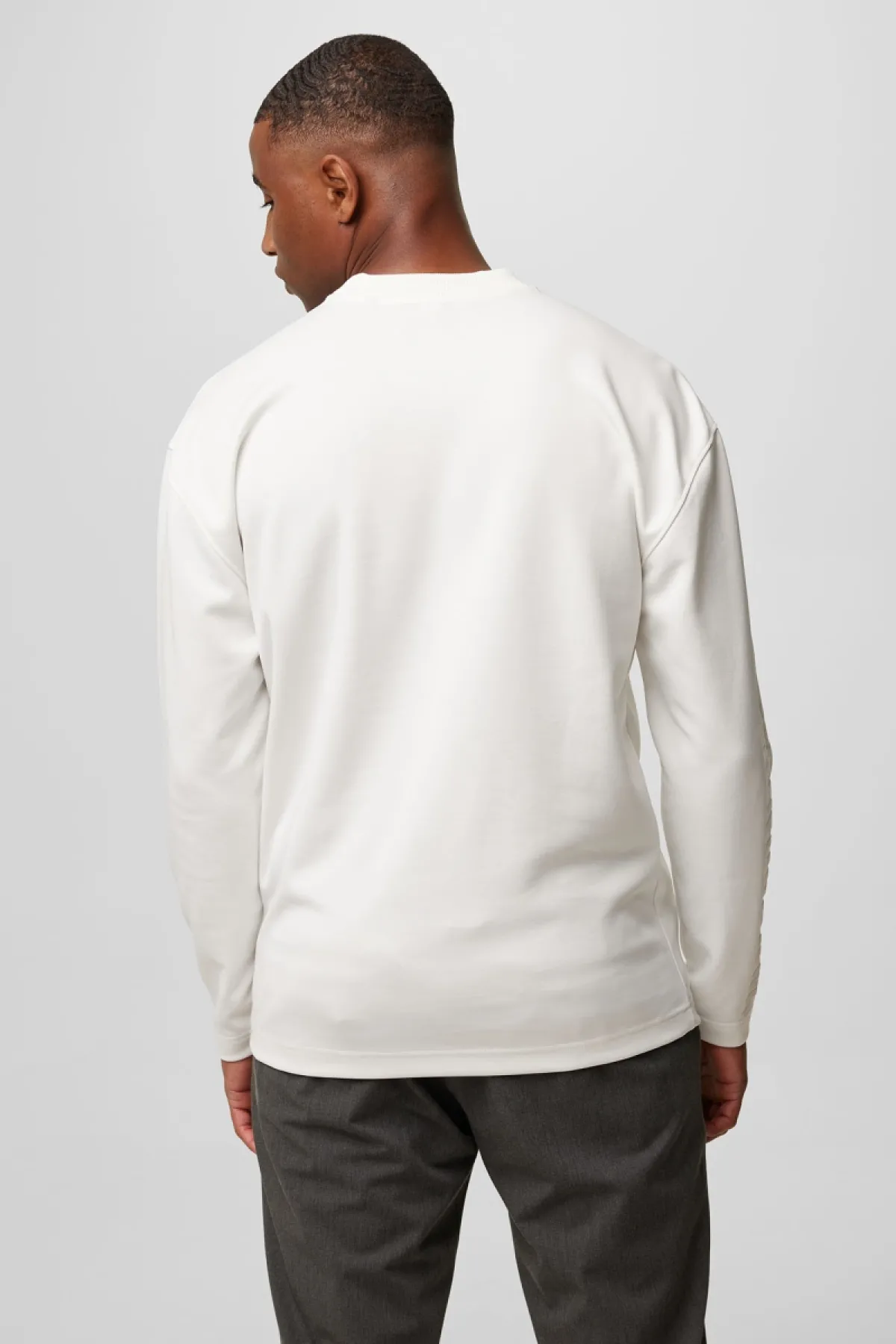 Monogram long sleeve t-shirt off white