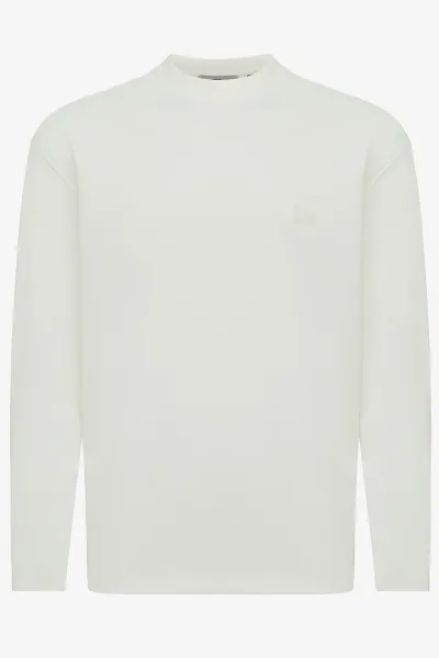 Monogram long sleeve t-shirt off white