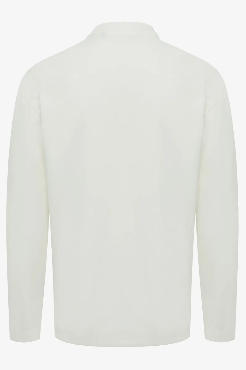 Monogram long sleeve t-shirt off white