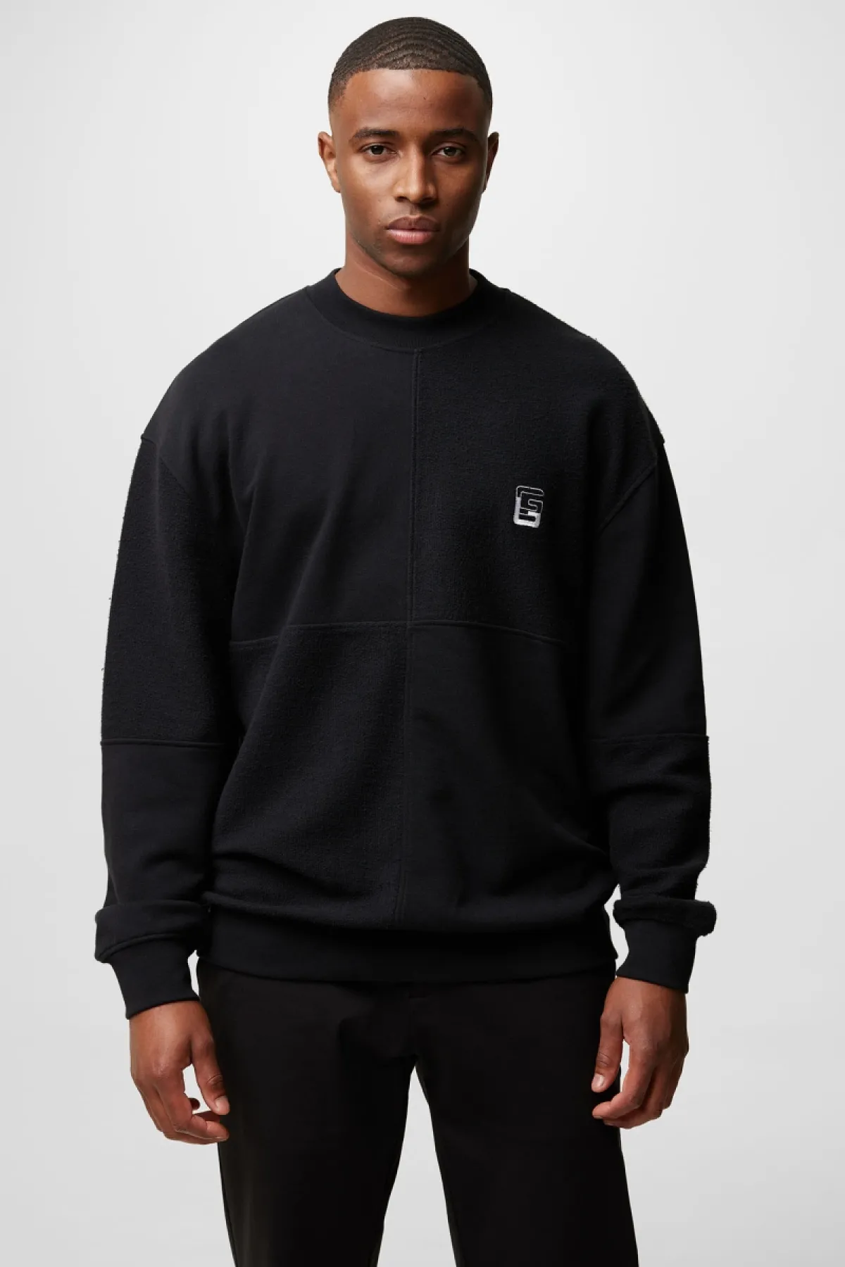 Monogram crewneck zwart