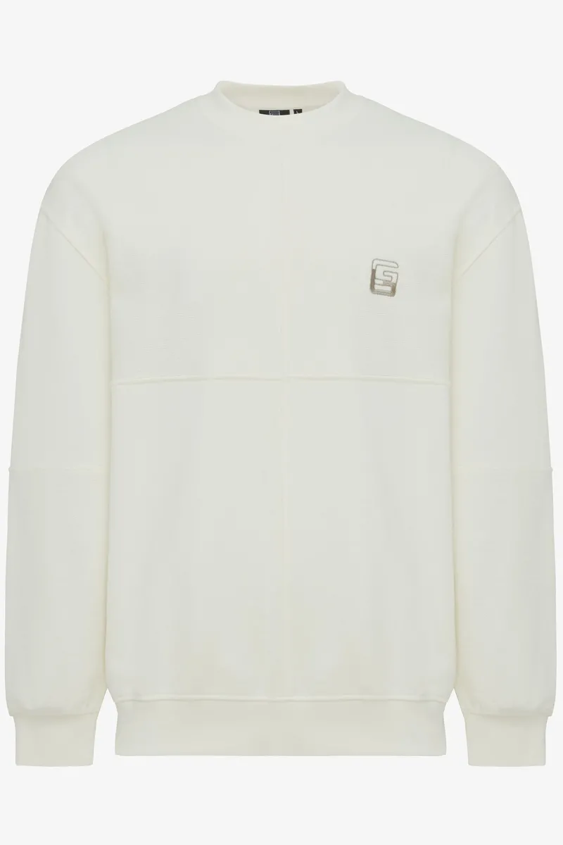 Monogram crewneck off-white