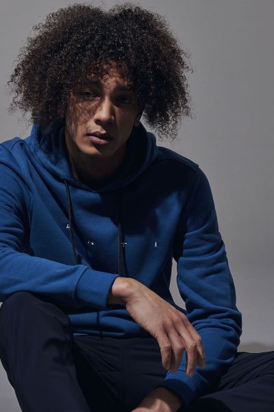Logo Hoodie Blauw