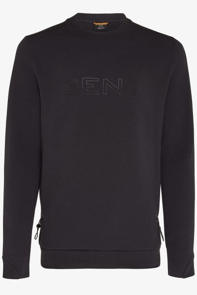 LOGO SWEATER ZWART