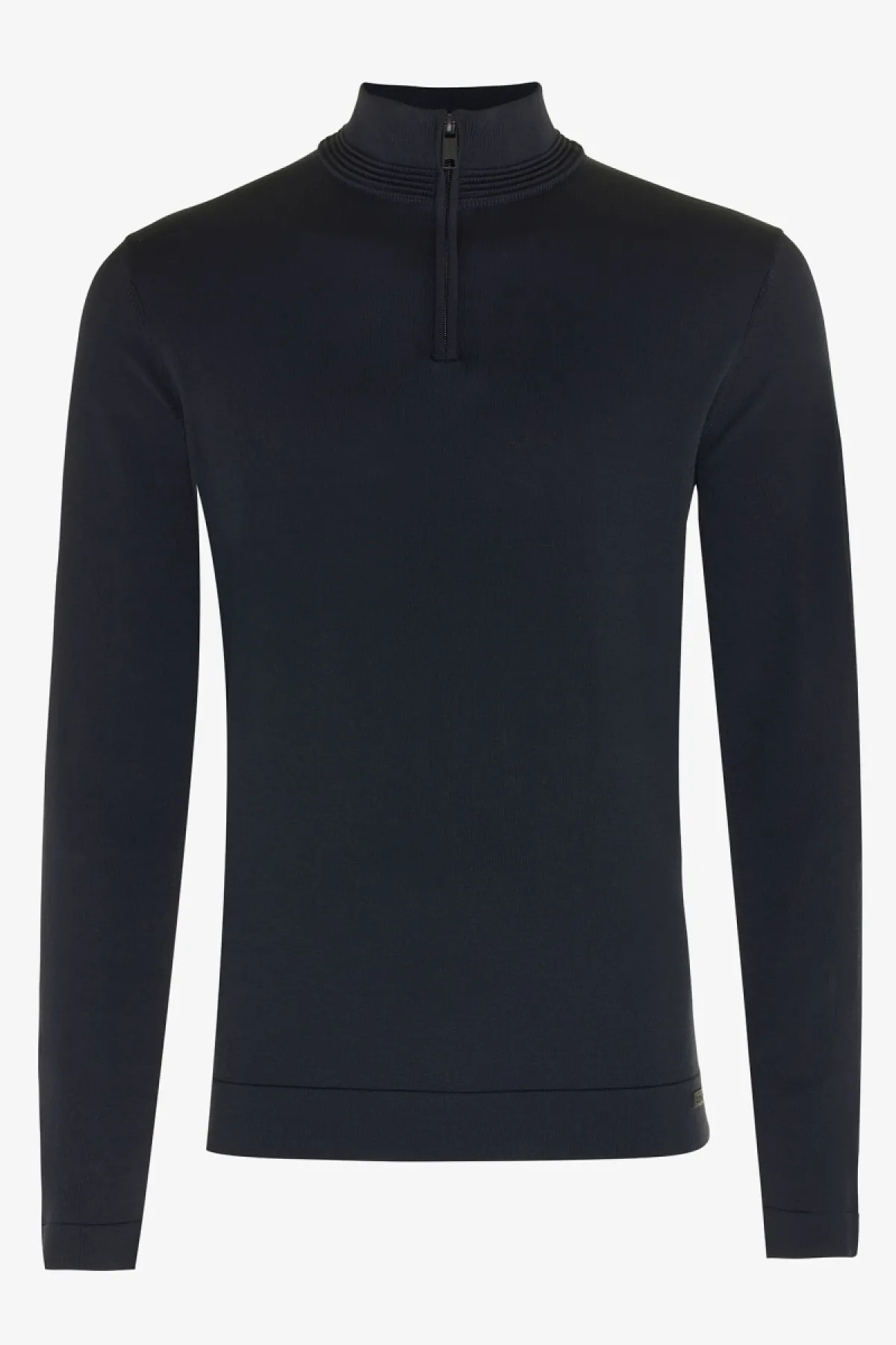 Half zip donkerblauw