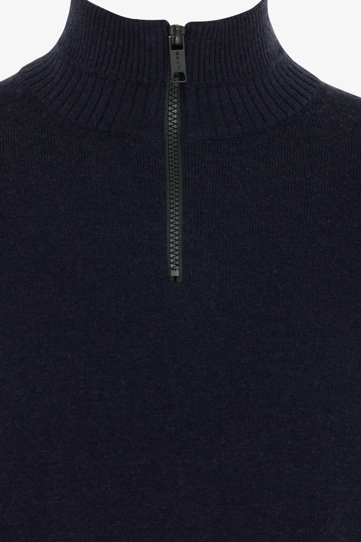 Half zip donkerblauw