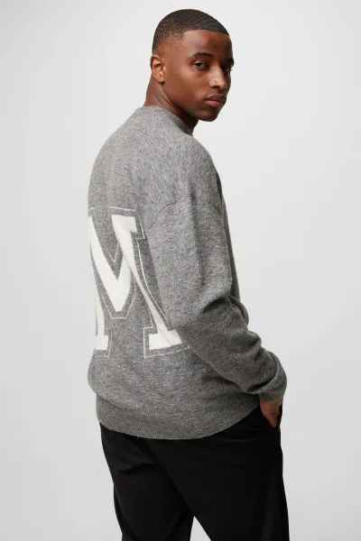 Monogram relaxed crewneck