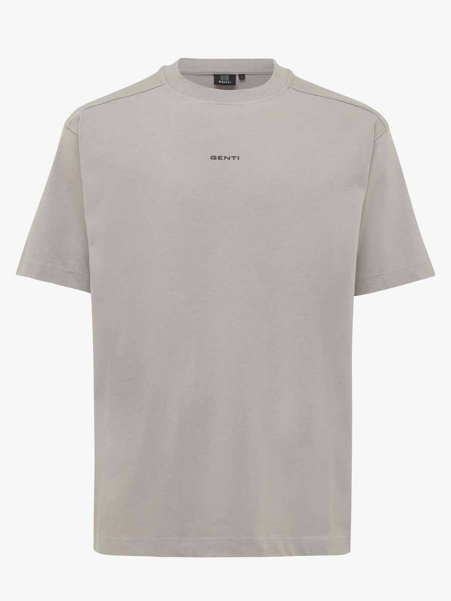 Relaxed fit t shirt grijs