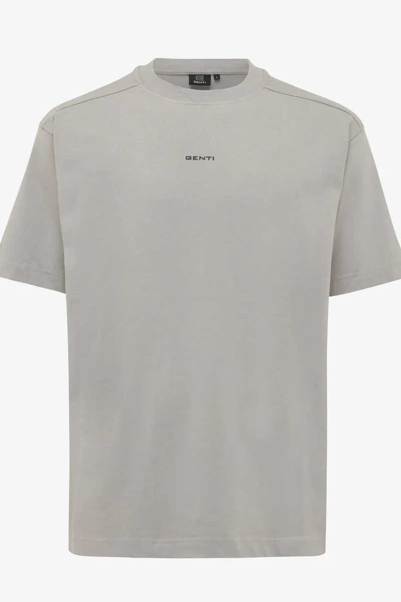 Relaxed fit t-shirt grijs