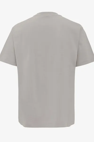 Relaxed fit t-shirt grijs