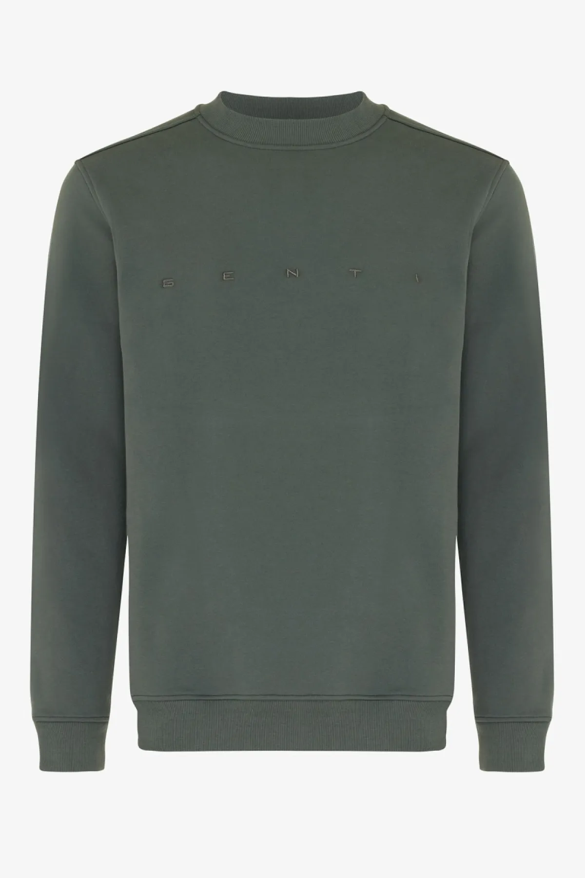 Logo sweater donkergroen