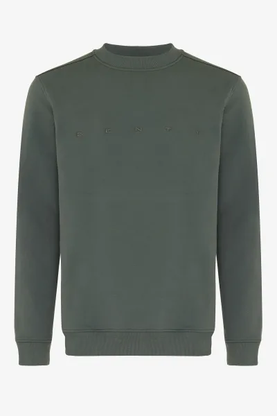 Logo sweater donkergroen