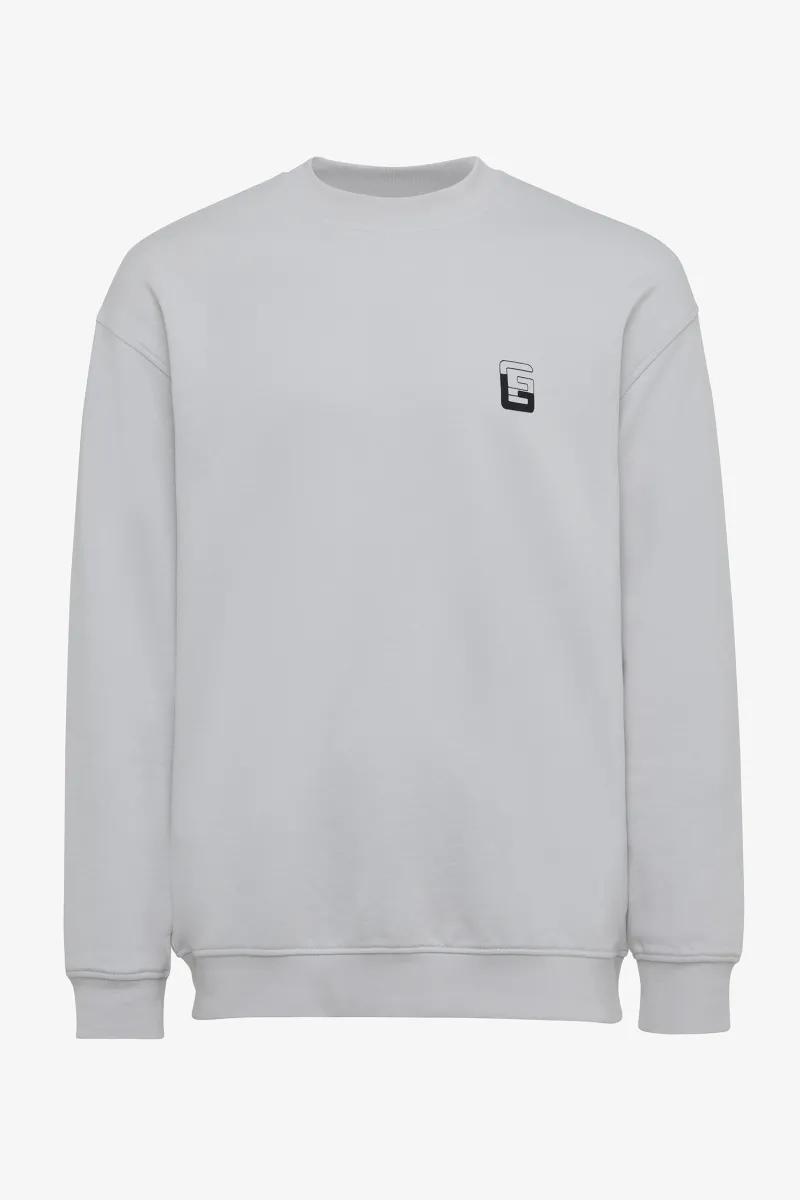 CREWNECK MONOGRAM - Beige