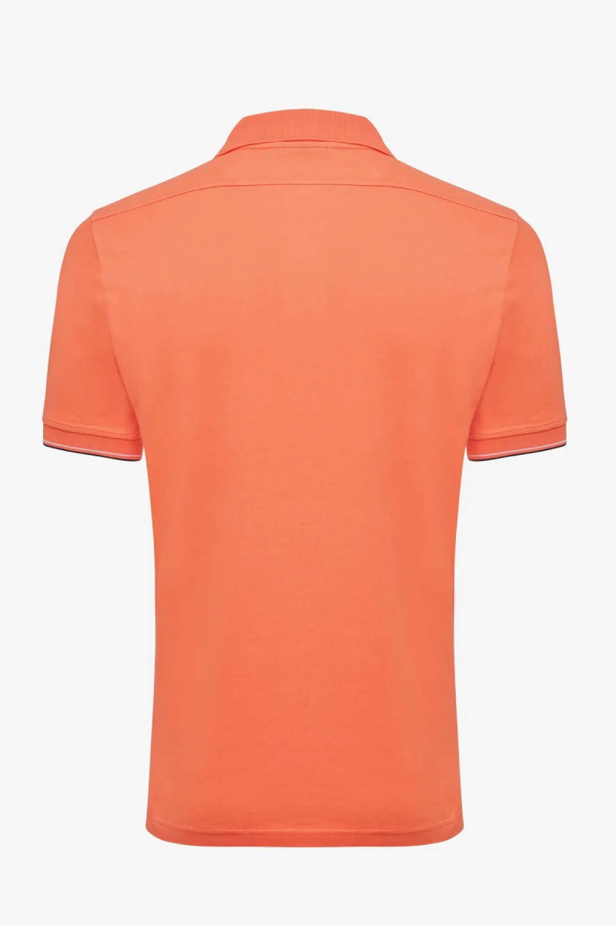 Pique polo oranje