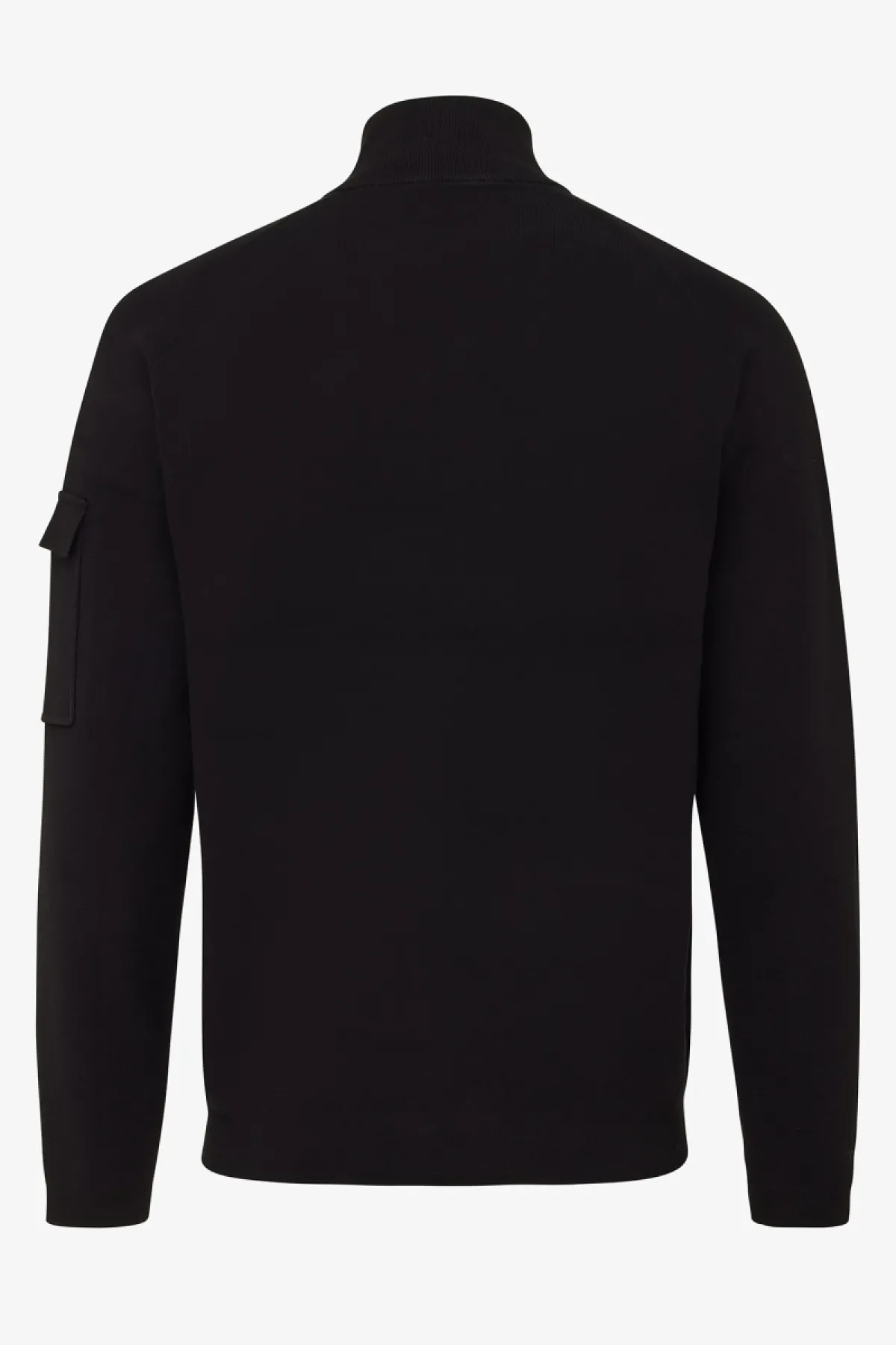 Half-zip raglan zwart