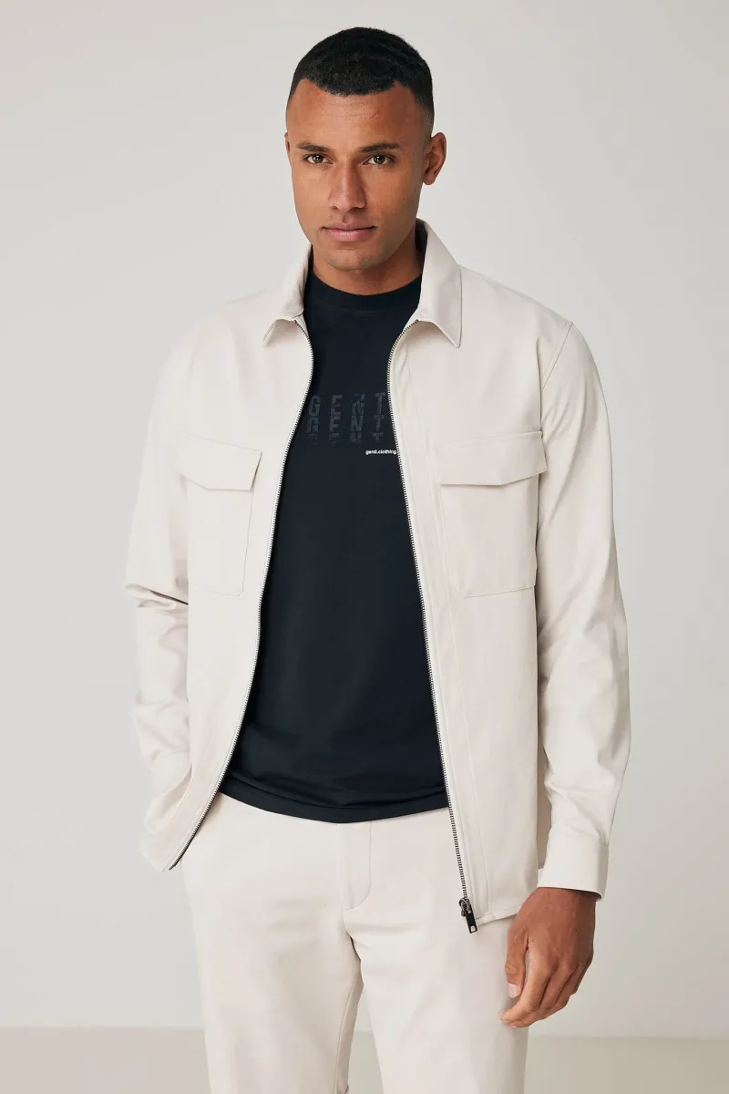 Overshirt oaks beige