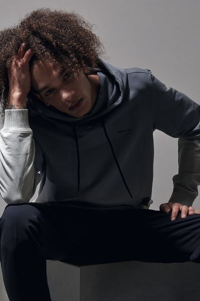DIP DYE HOODIE GRIJS