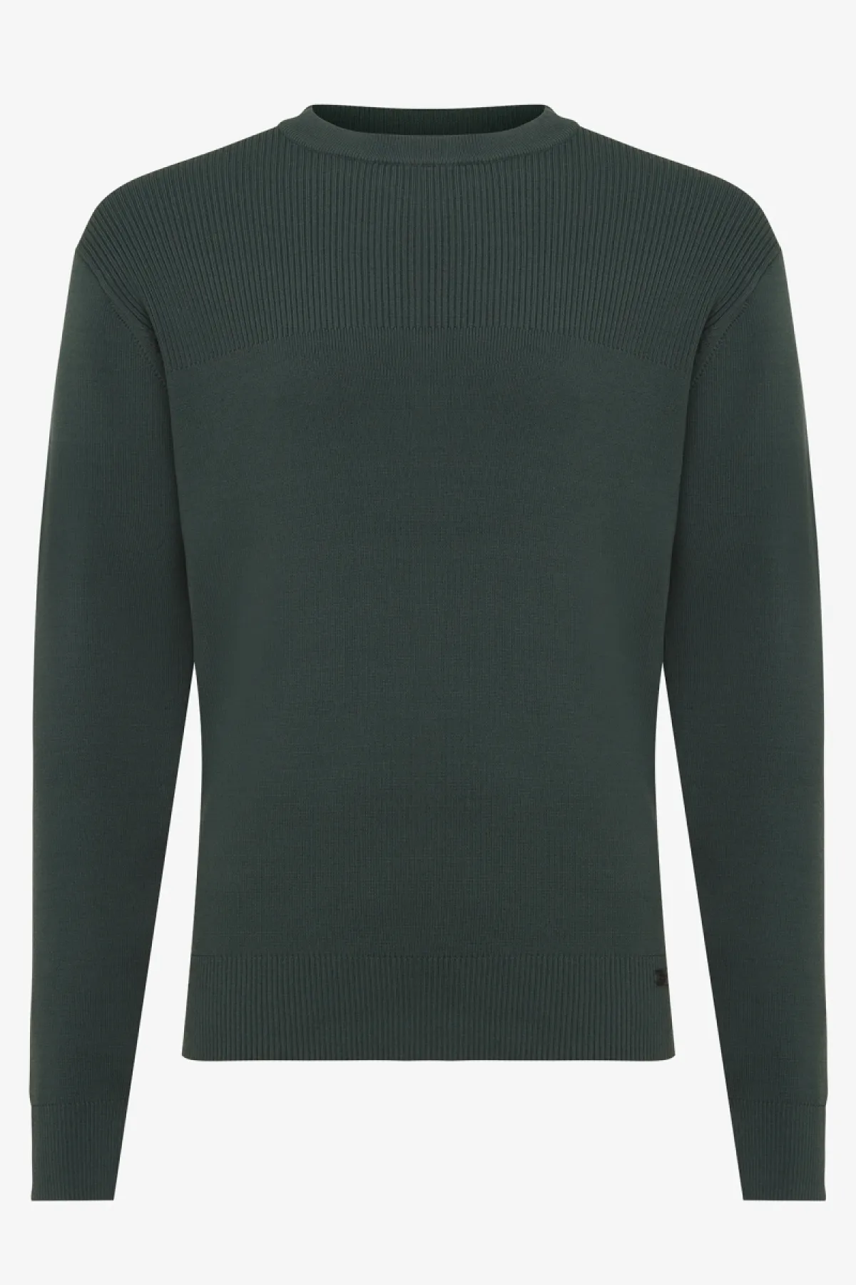 Round neck groen