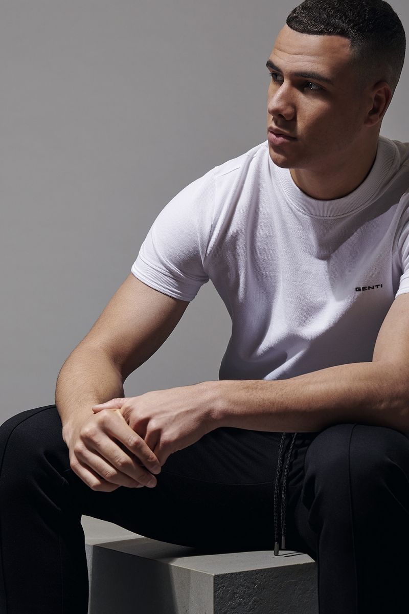 PIQUE T-SHIRT WIT