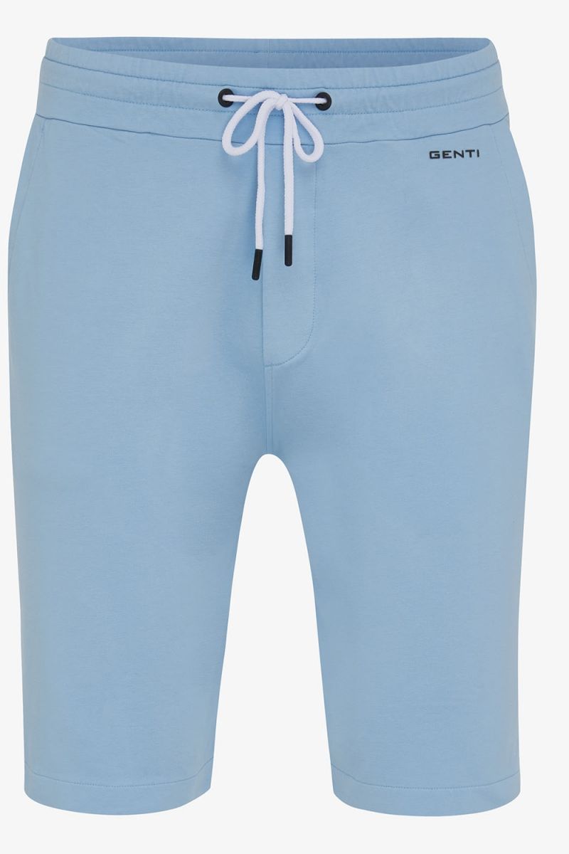 KORTE JOGGING LICHTBLAUW