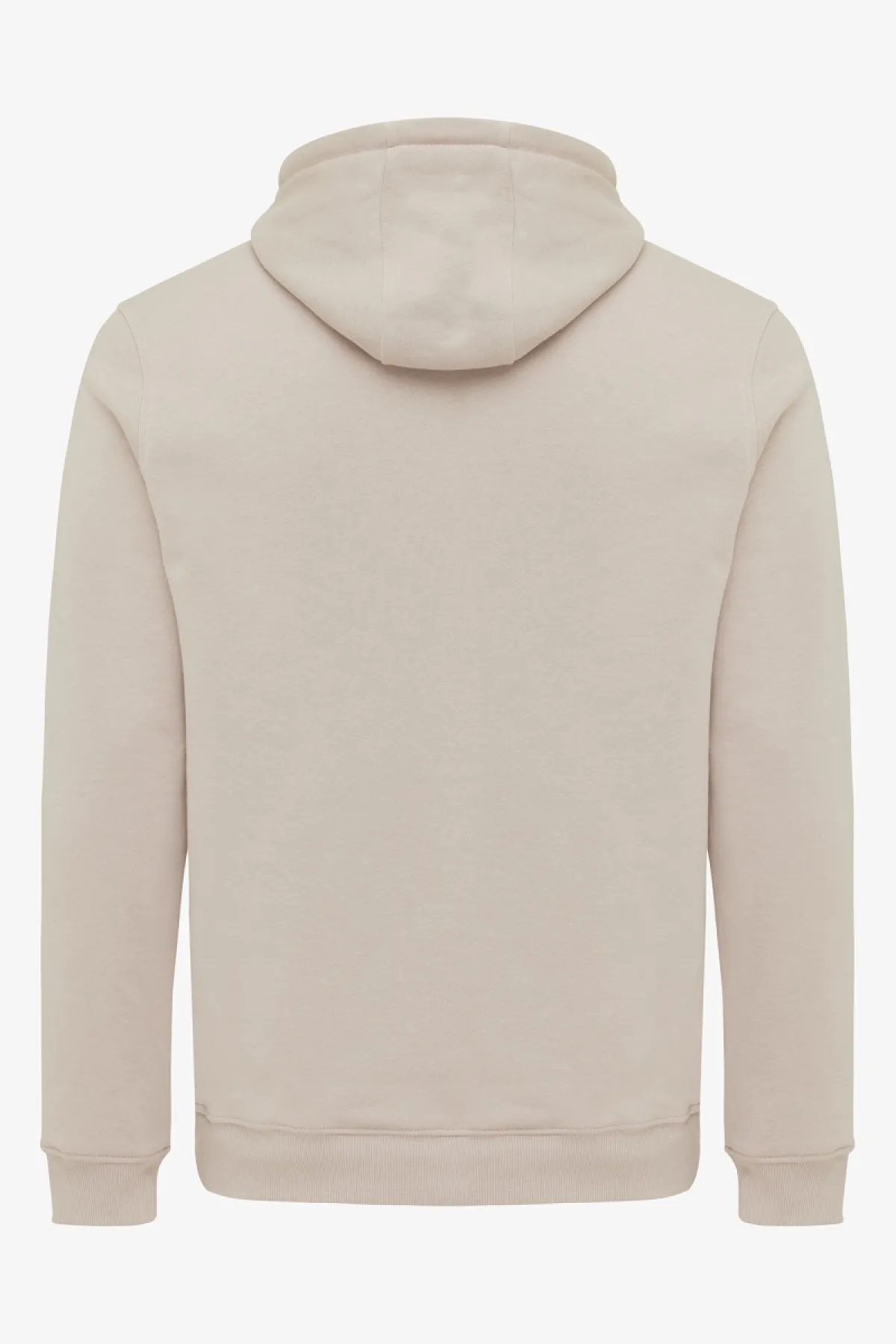 Logo hoodie beige