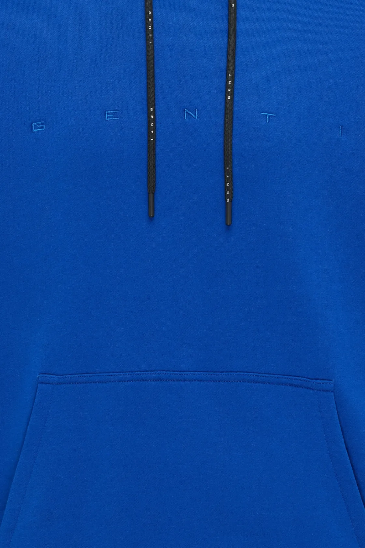 Logo hoodie blauw