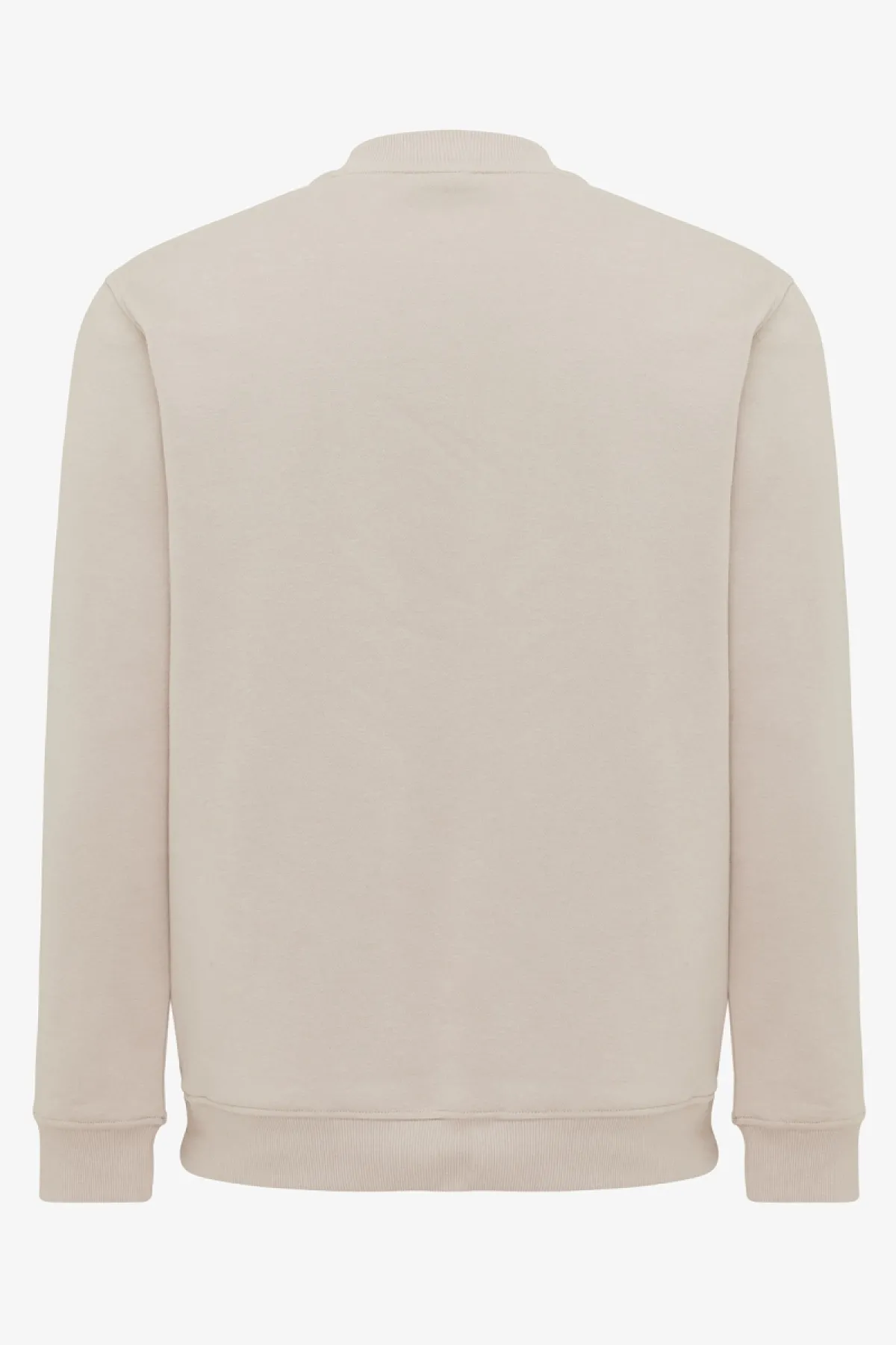 Logo sweater beige