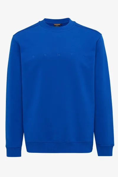 Logo sweater blauw