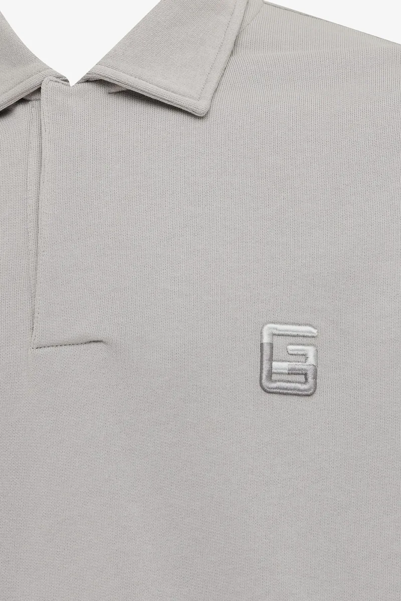 Monogram polo grijs | Online exclusive