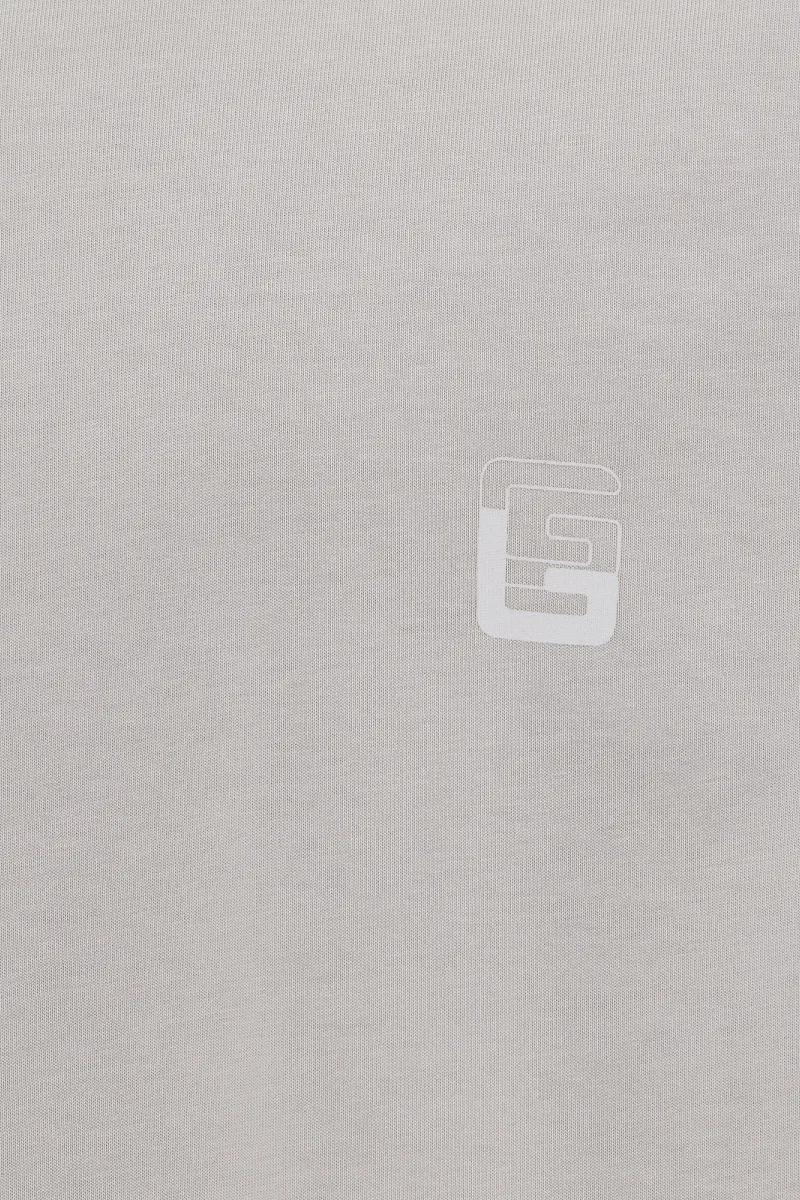 Monogram T-shirt grijs