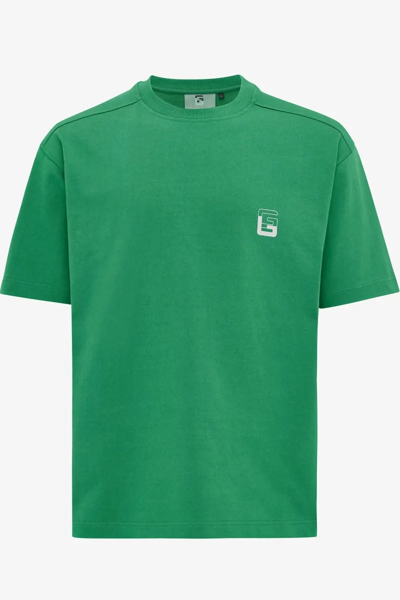 Monogram T-shirt groen