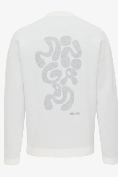 Monogram crewneck wit