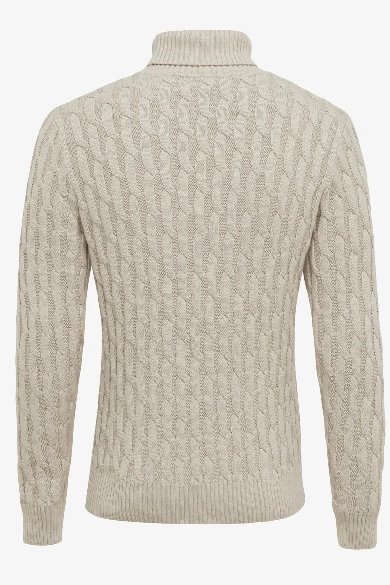 ROLL NECK - Beige