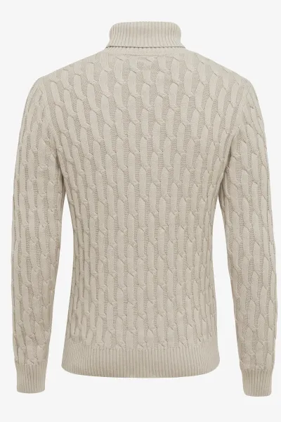 ROLL NECK - Beige