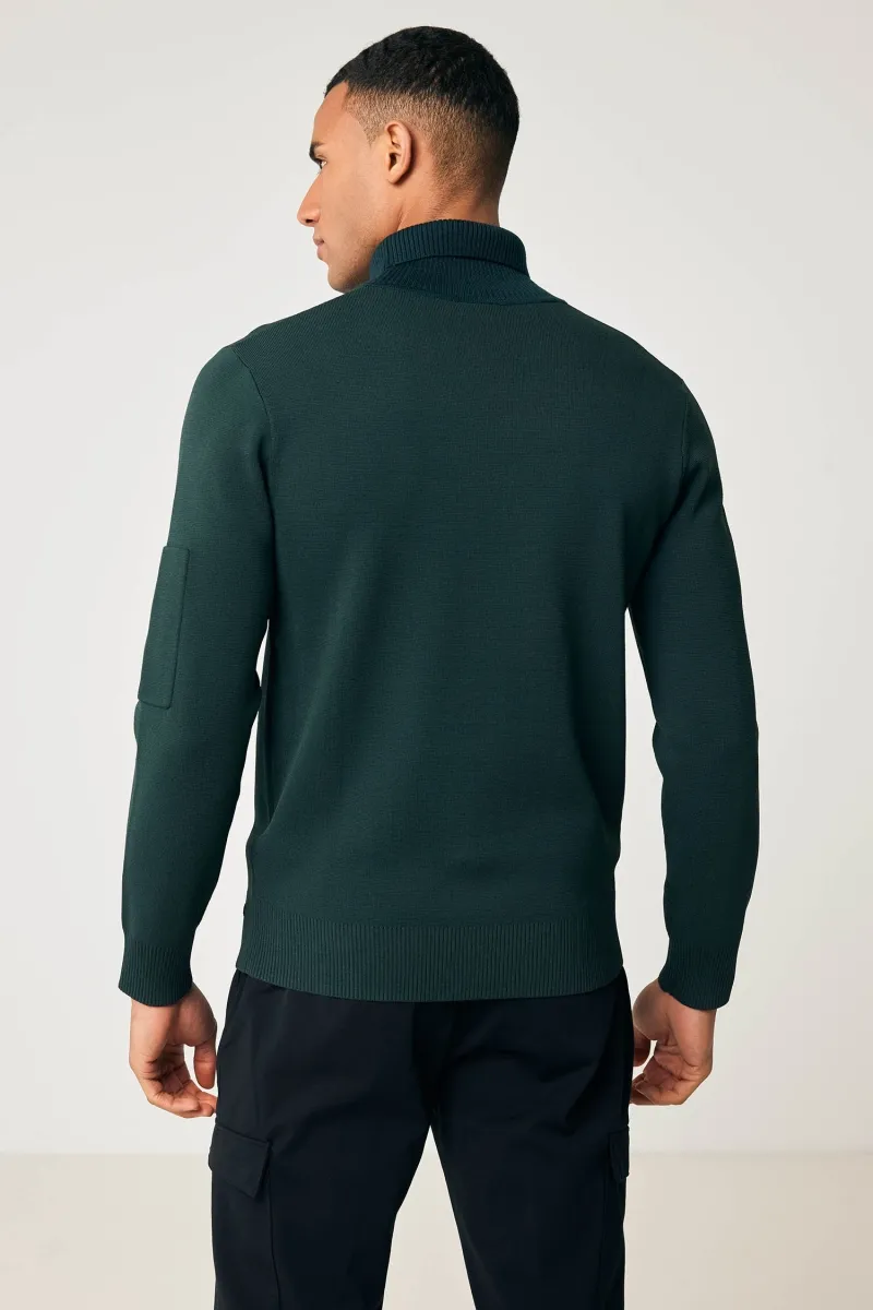 ROLL NECK - Groen