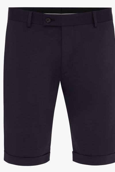 STRETCH PANTALON KORT DONKERBLAUW
