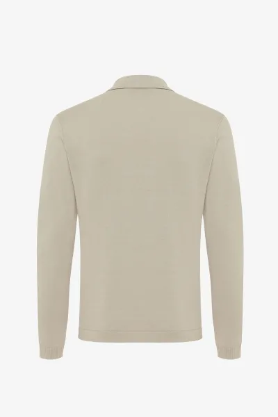 Polo zip | Beige
