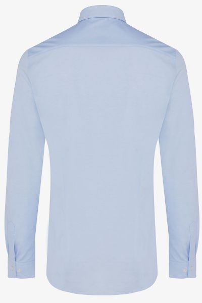 SUPREME JERSEY OVERHEMD LICHTBLAUW