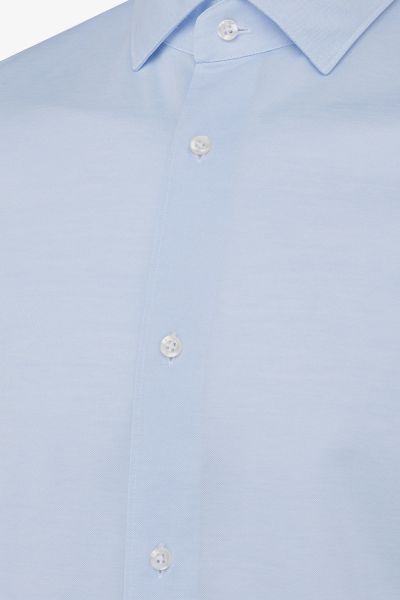 SUPREME JERSEY OVERHEMD LICHTBLAUW