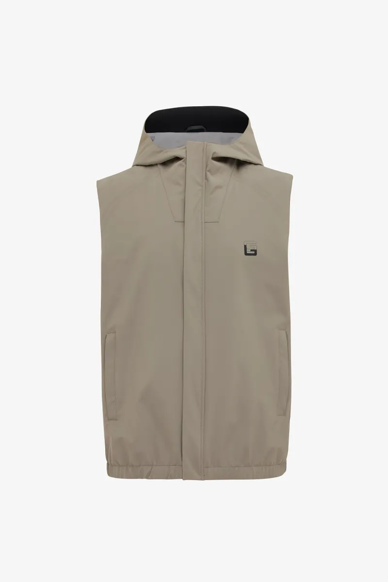 Monogram Bodywarmer | Taupe